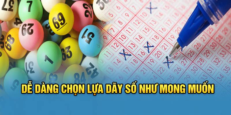 Dễ dàng chọn lựa dãy số như mong muốn